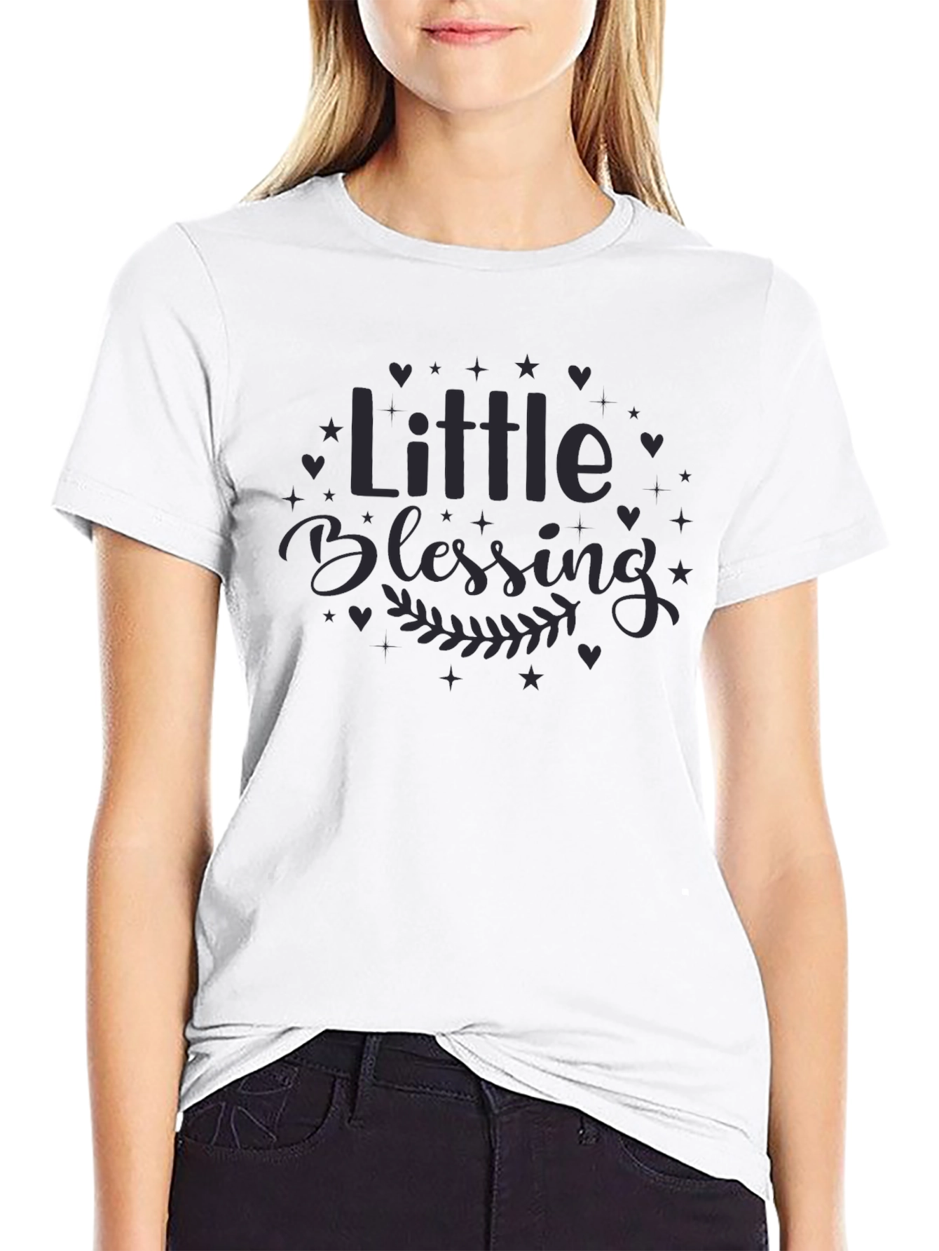 Little Blessing Graphic Tee - Soft Cotton Comfort