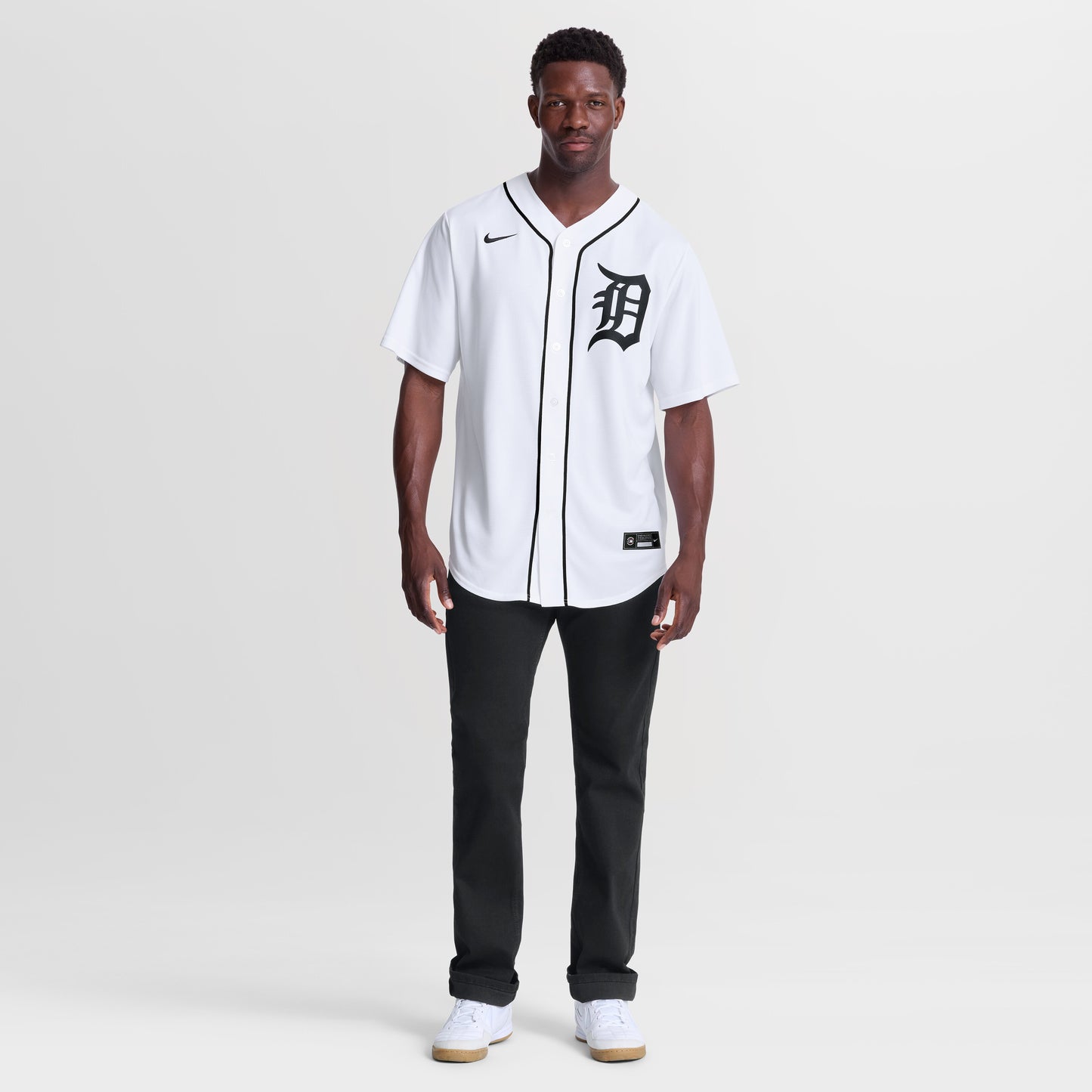 Javier Báez Detroit Tigers Nike Home Replica Jersey - White