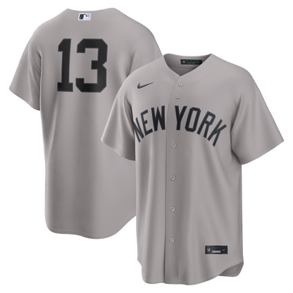 Jazz Chisholm Jr. New York Yankees Nike Road Replica Jersey - Gray