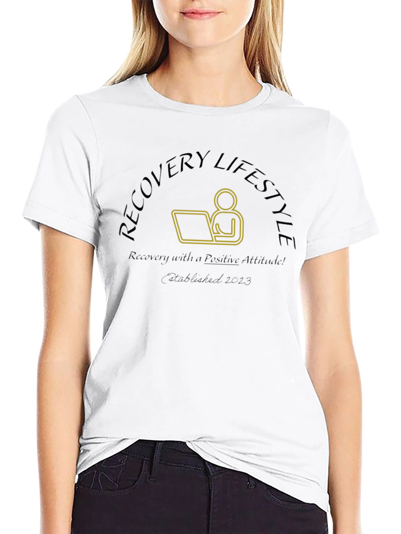 Recovery Lifestyle Positive Attitude T-Shirt