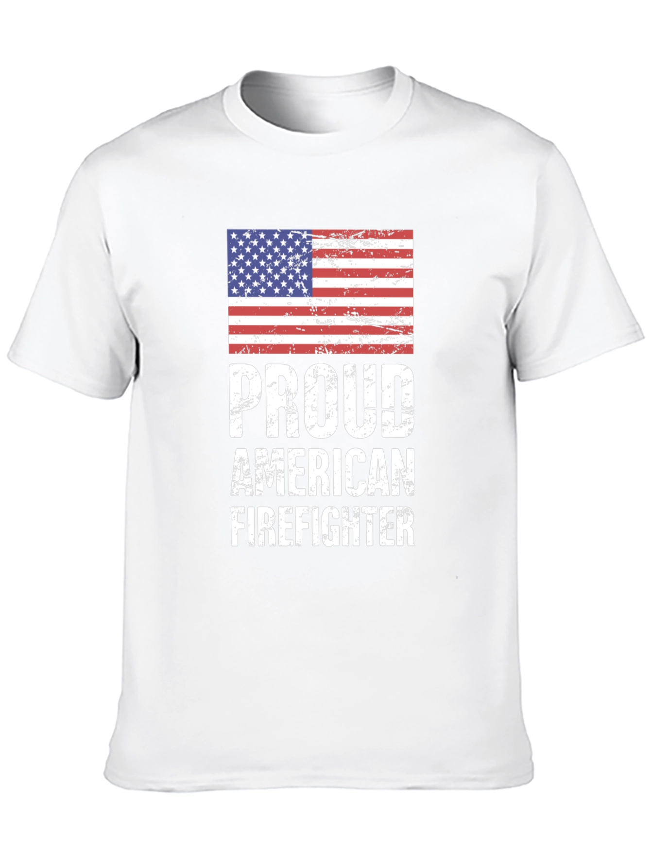 Proud American Firefighter Graphic T-Shirt
