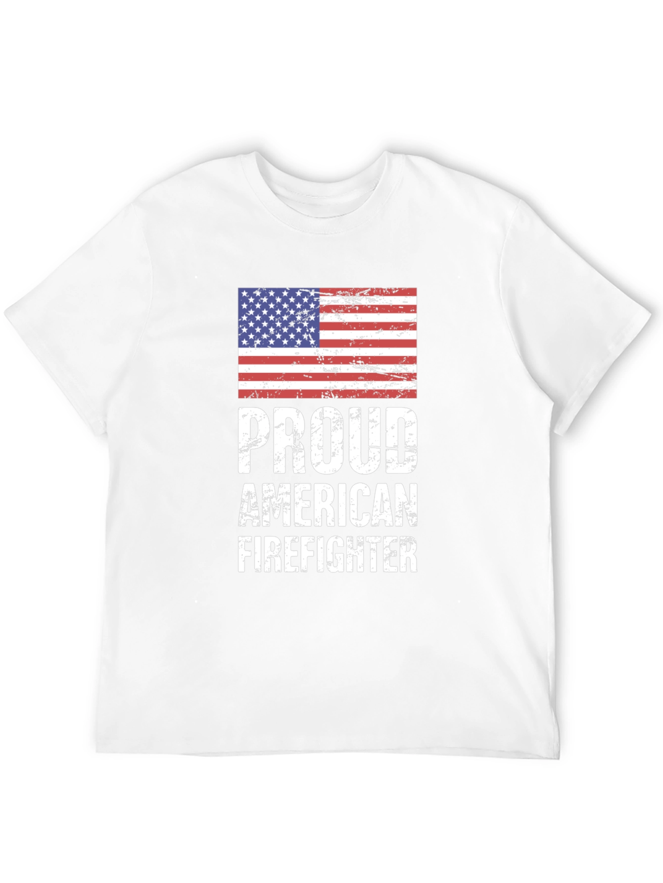 Proud American Firefighter Graphic T-Shirt