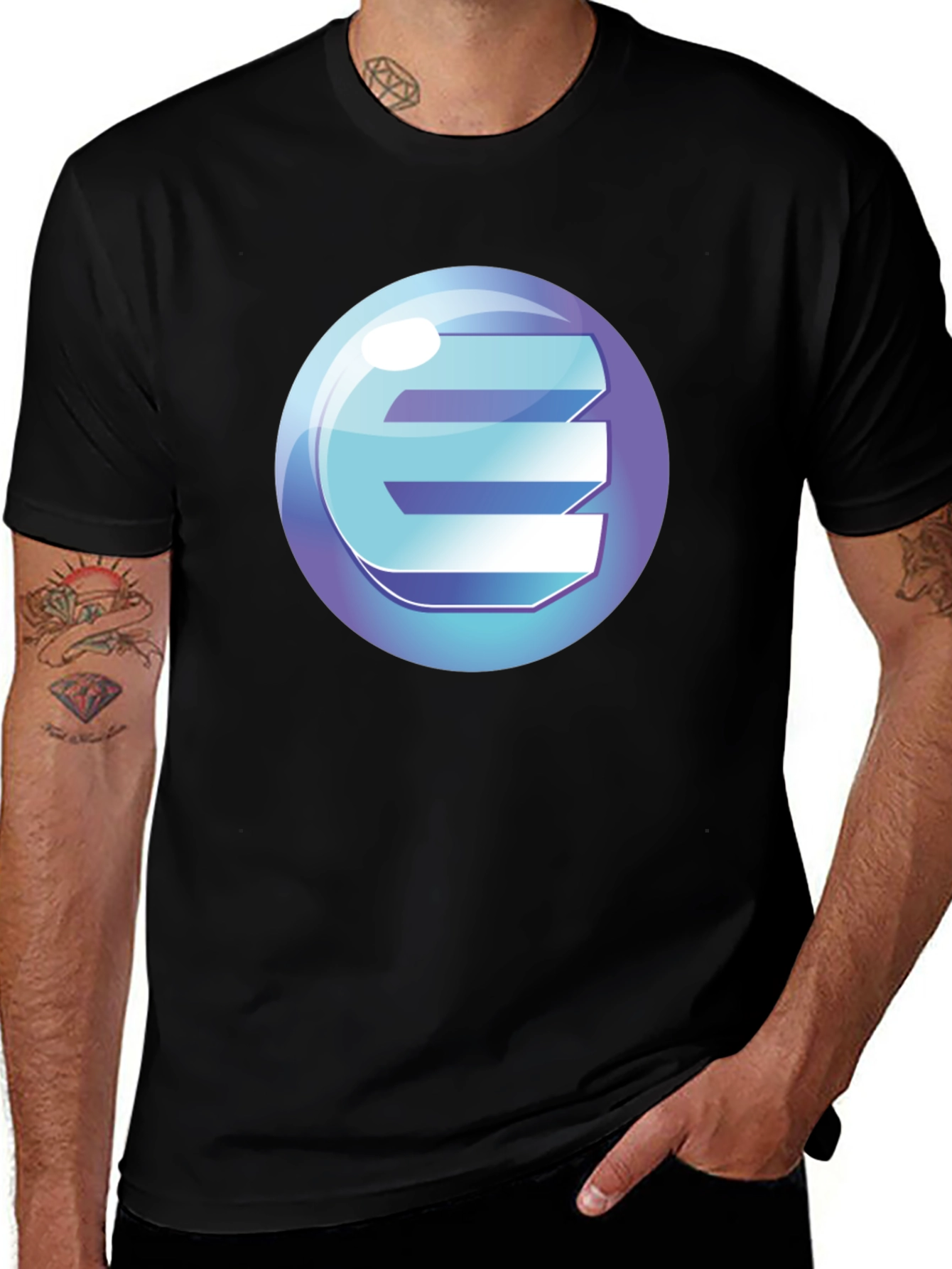 Abstract E Graphic Tee