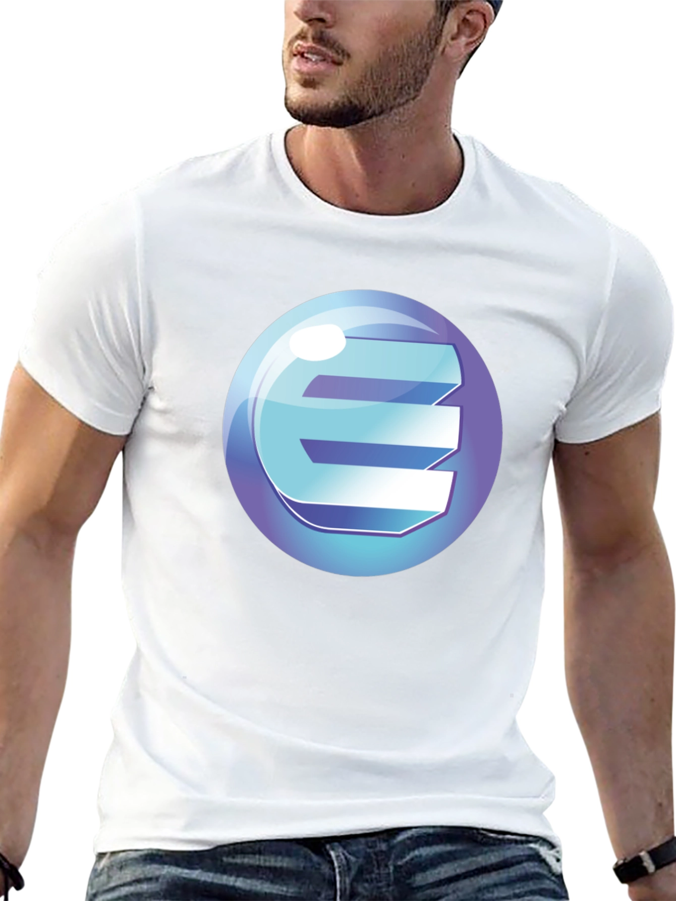Abstract E Graphic Tee