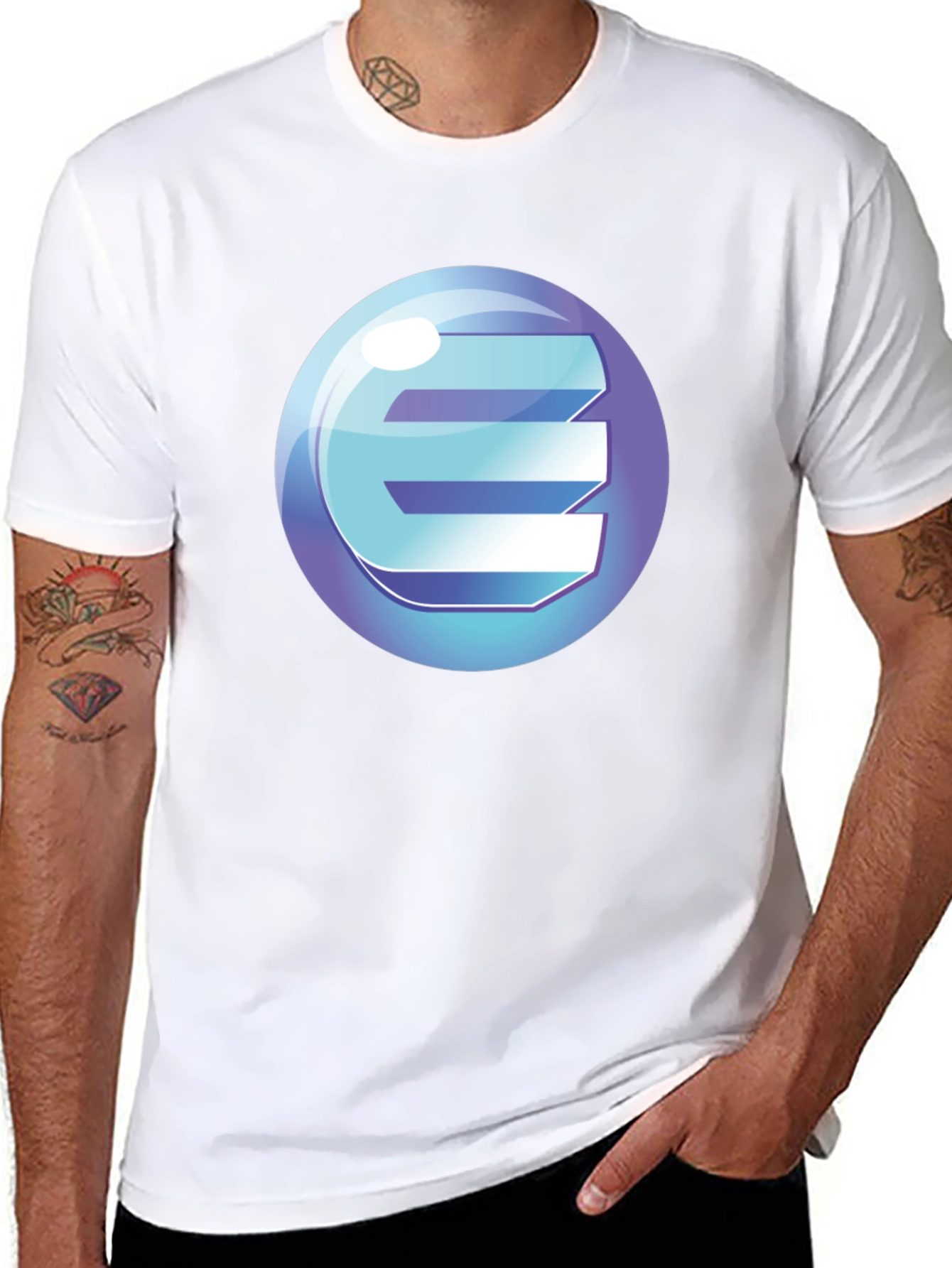Abstract E Graphic Tee