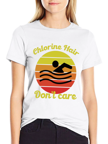 Chlorine Hair Dont Care Graphic Tee
