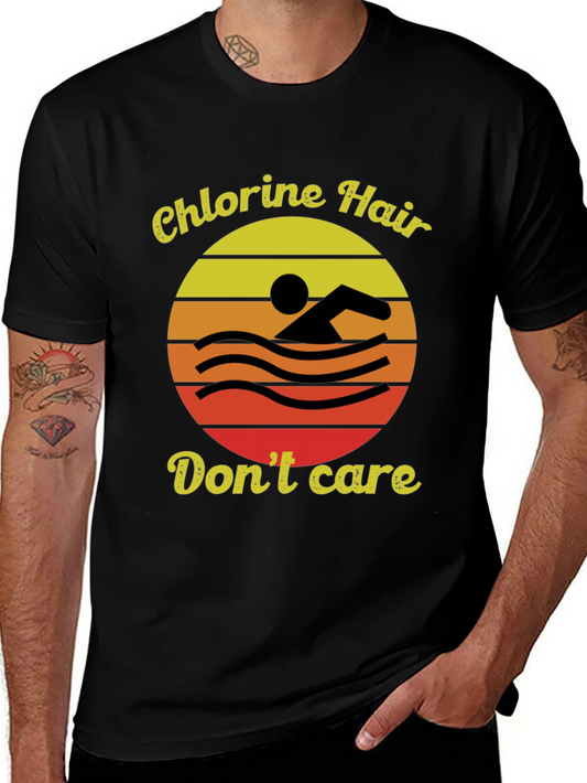 Chlorine Hair Dont Care Graphic Tee