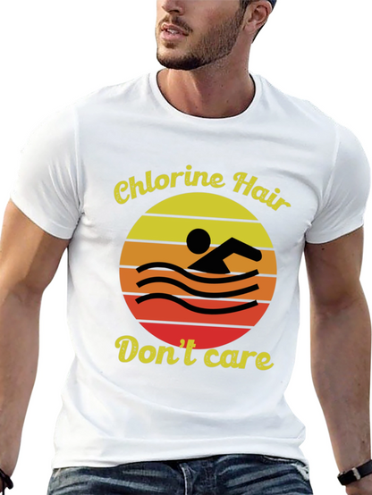 Chlorine Hair Dont Care Graphic Tee