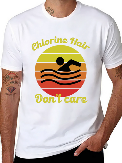 Chlorine Hair Dont Care Graphic Tee