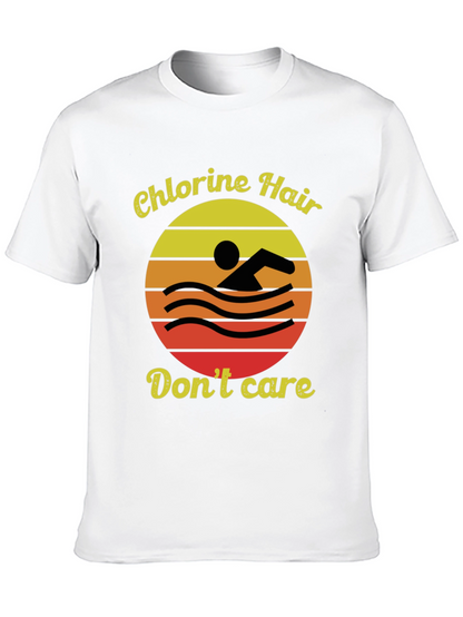 Chlorine Hair Dont Care Graphic Tee