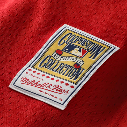 Johnny Bench Cincinnati Reds Mitchell &amp;amp; Ness Authentic Batting Practice Jersey - Scarlet