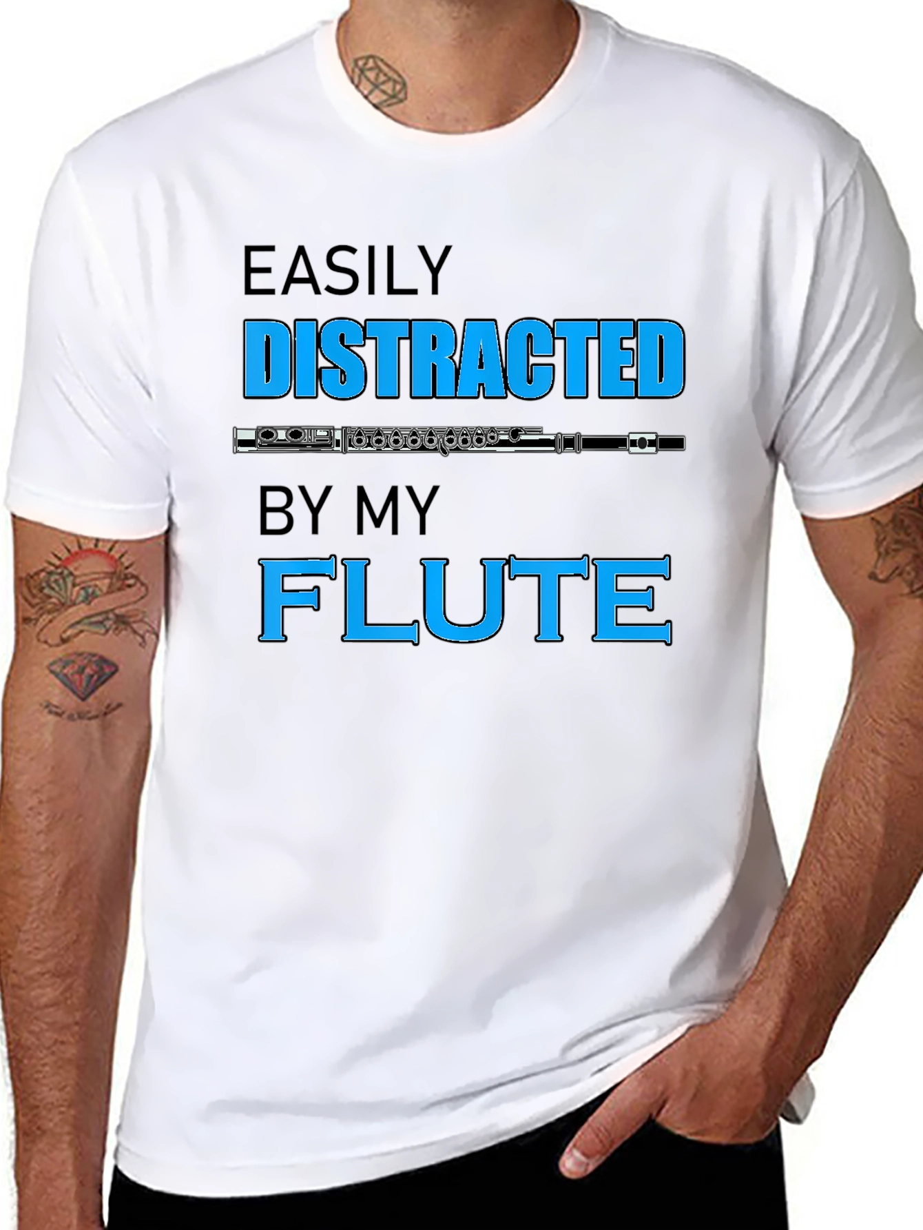 Easily Distracted By My Flute T-Shirt