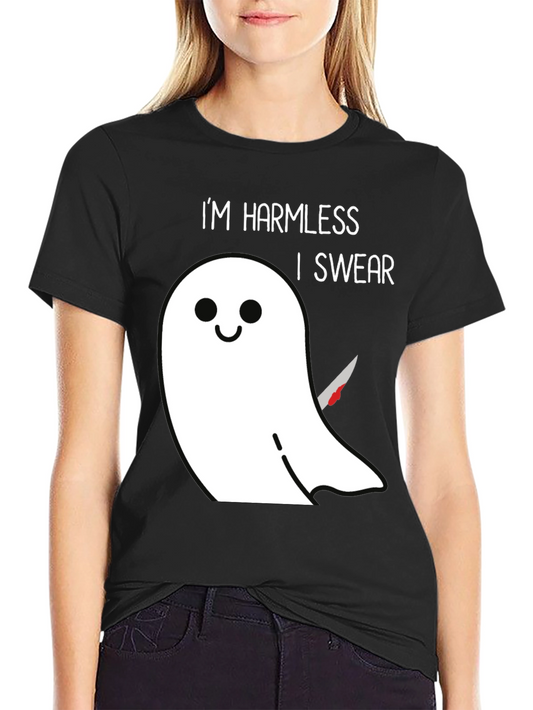 Harmless Ghost Graphic T-Shirt