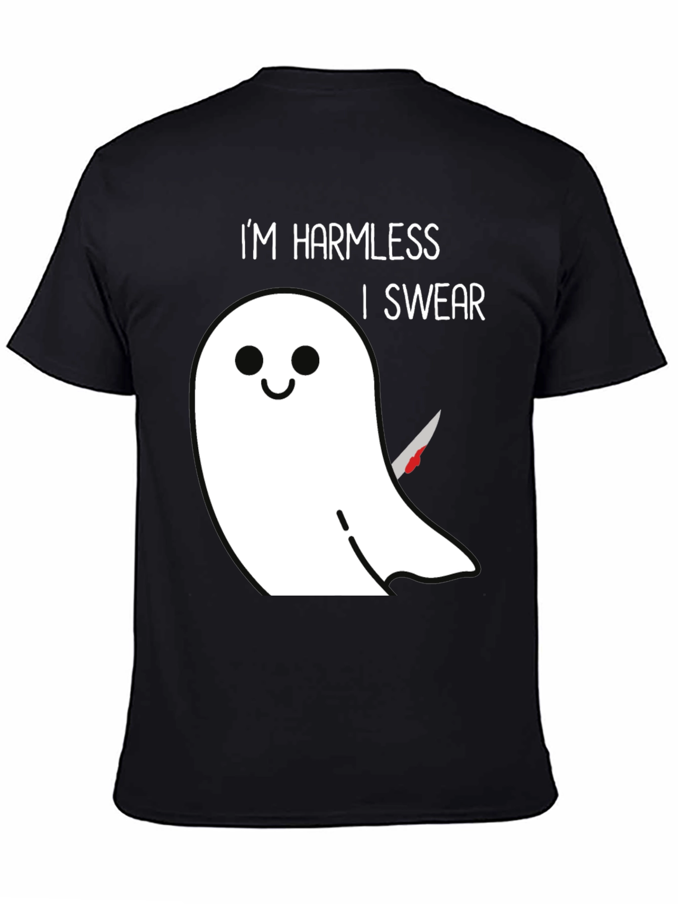 Harmless Ghost Graphic T-Shirt