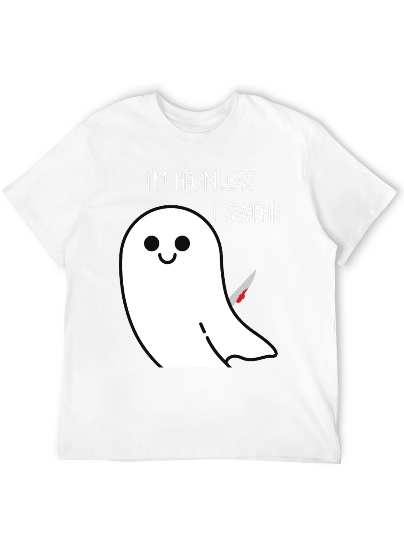 Harmless Ghost Graphic T-Shirt