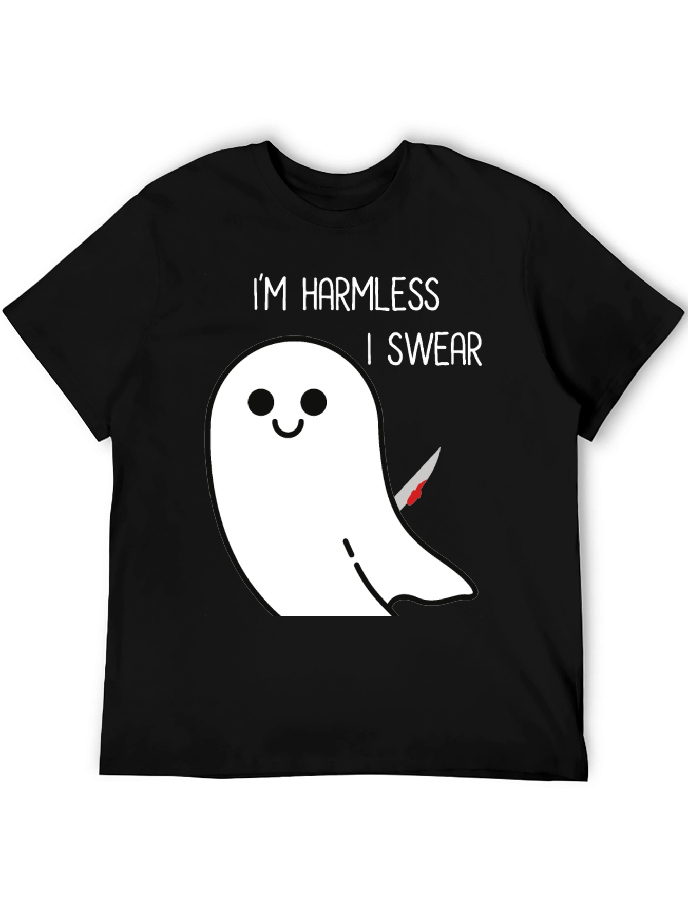 Harmless Ghost Graphic T-Shirt