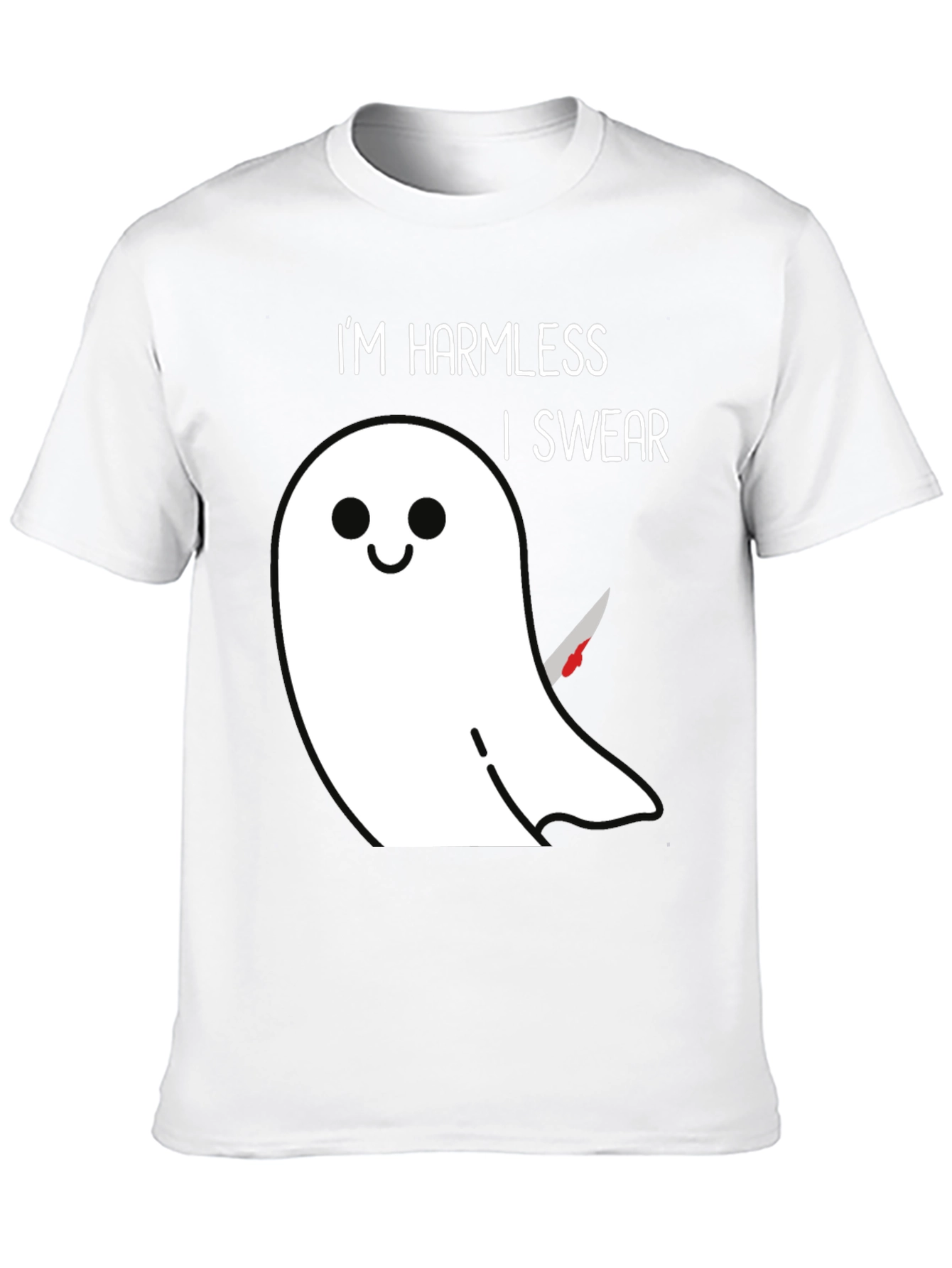 Harmless Ghost Graphic T-Shirt