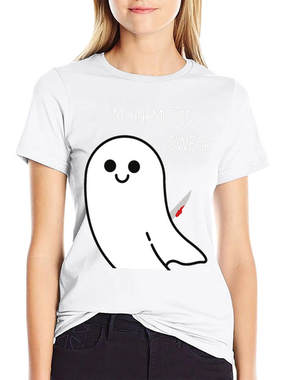 Harmless Ghost Graphic T-Shirt