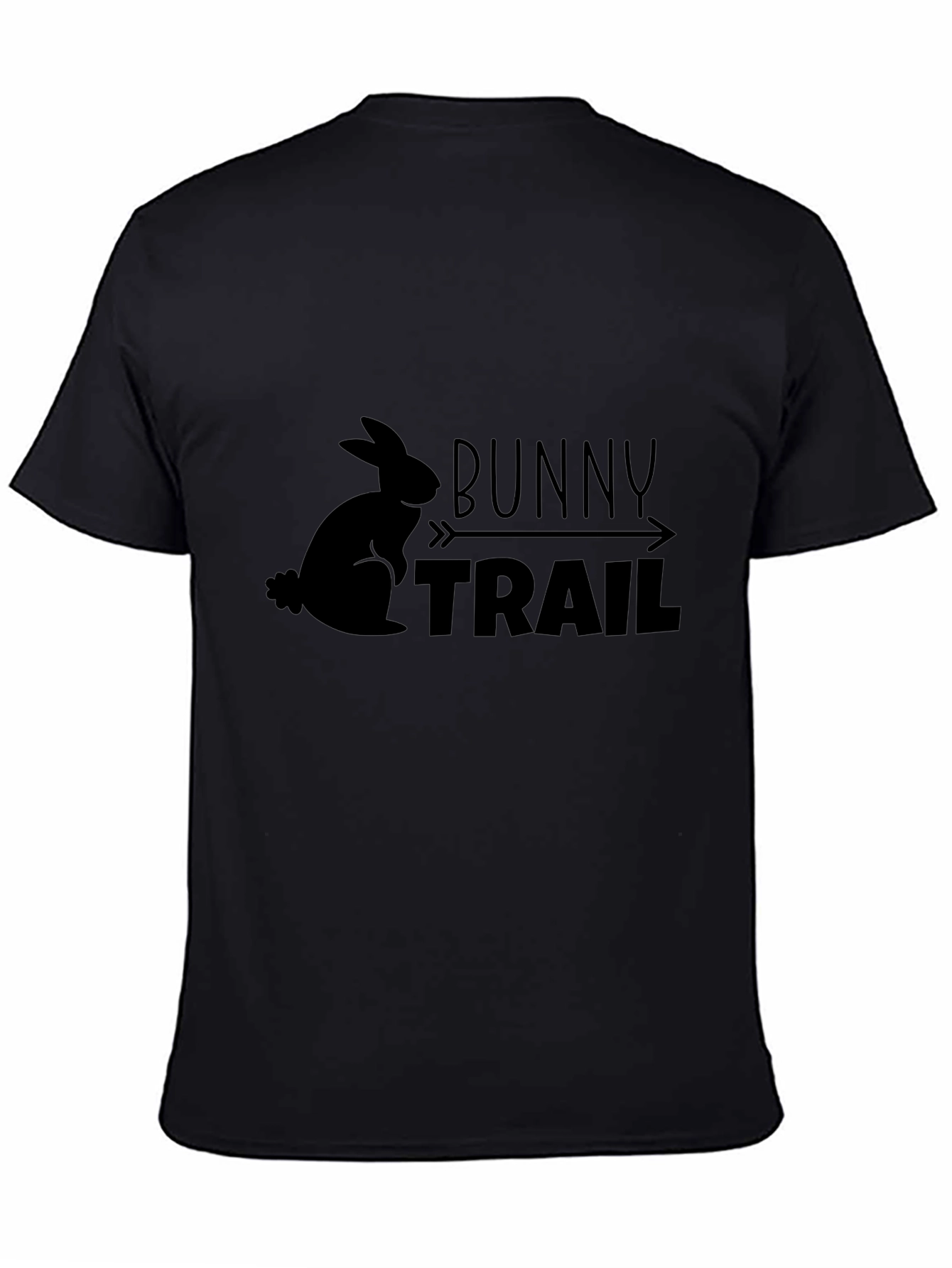 Bunny Trail Graphic T-Shirt - Black