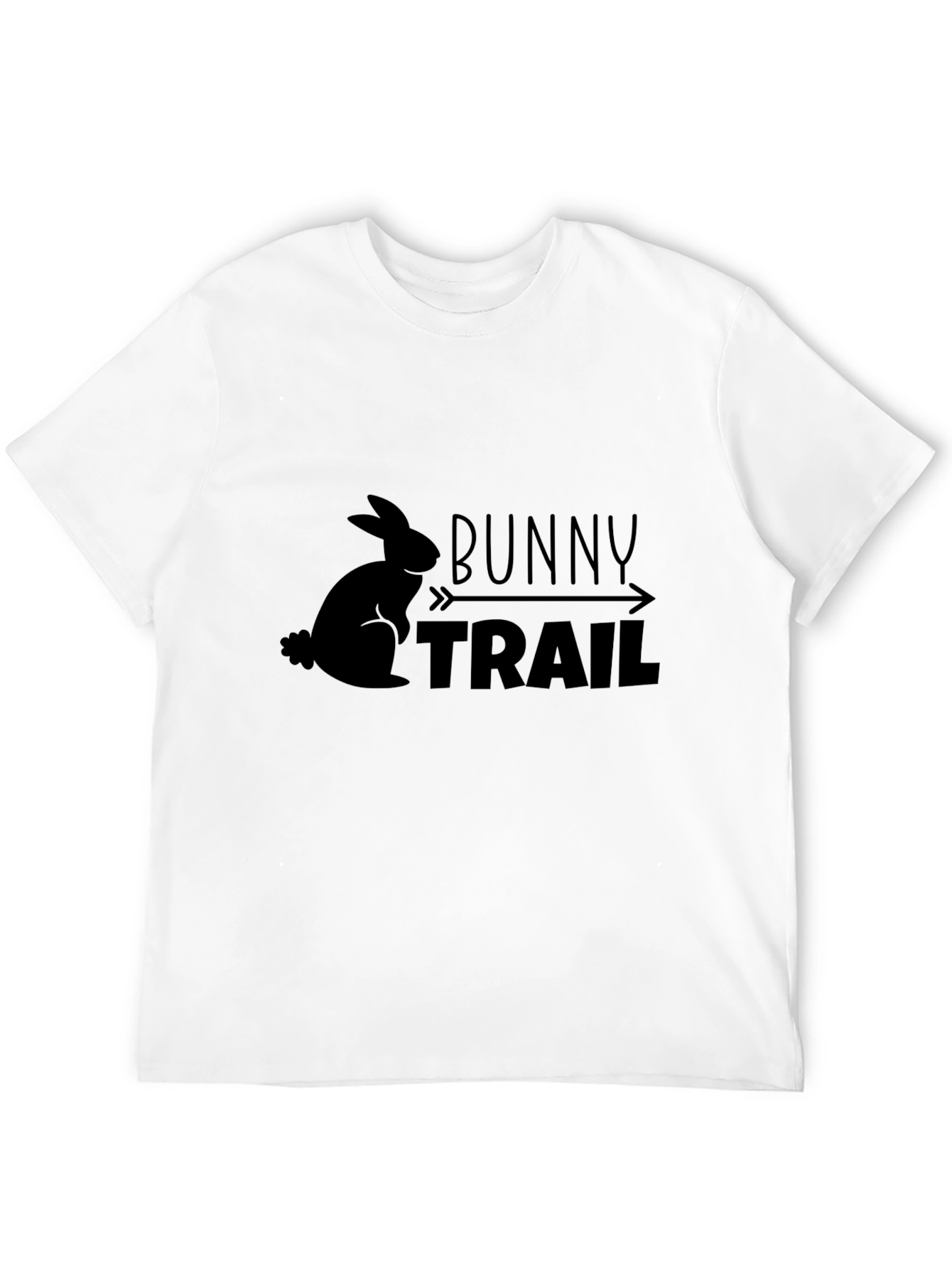 Bunny Trail Graphic T-Shirt - Black