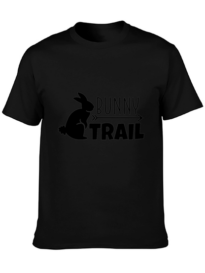 Bunny Trail Graphic T-Shirt - Black
