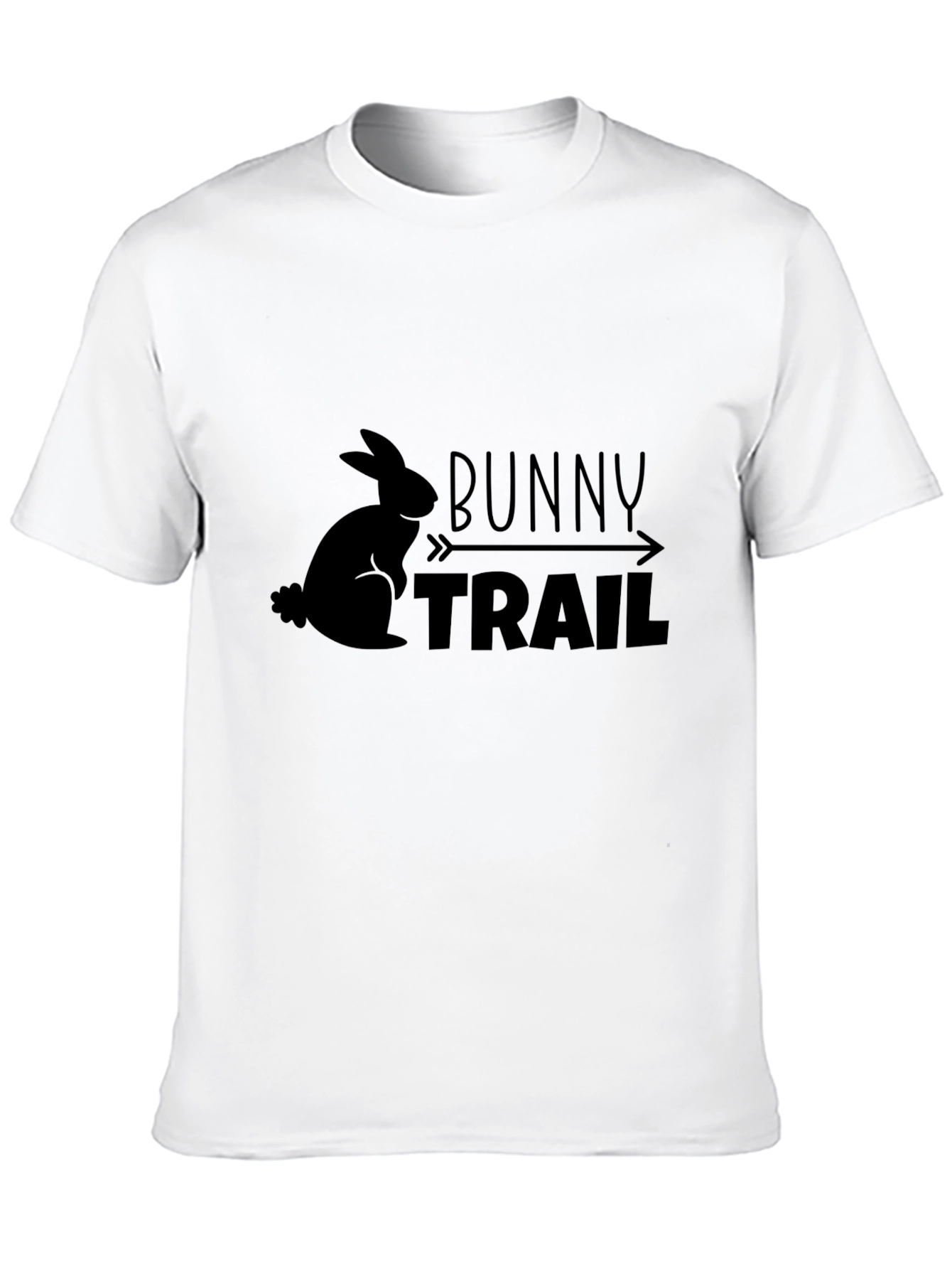 Bunny Trail Graphic T-Shirt - Black