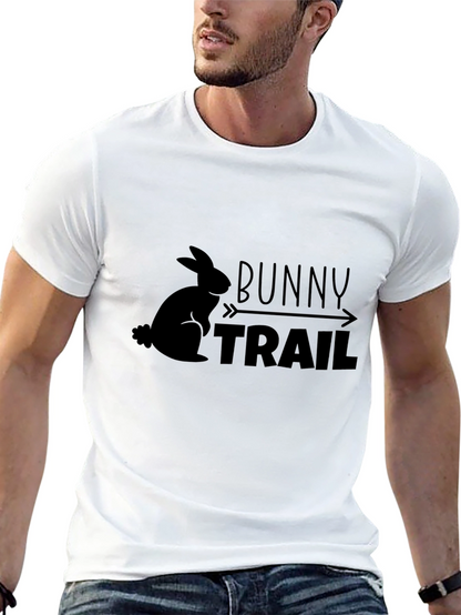 Bunny Trail Graphic T-Shirt - Black