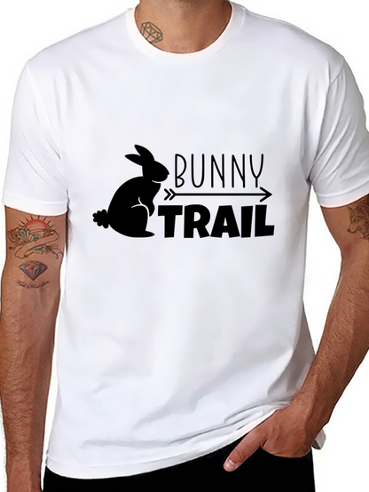Bunny Trail Graphic T-Shirt - Black