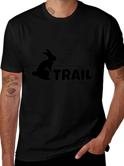 Bunny Trail Graphic T-Shirt - Black