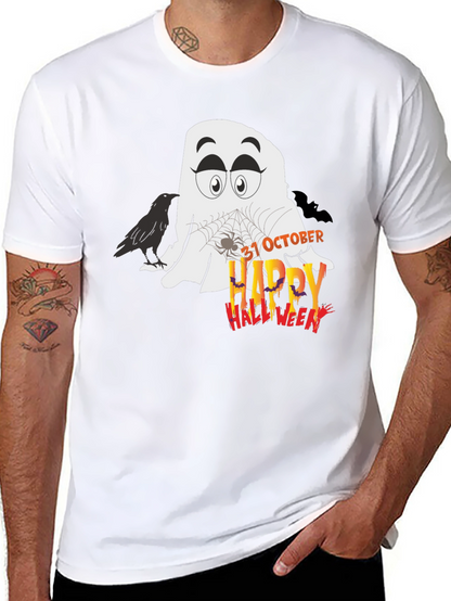 Halloween Ghost T-Shirt - 31 October Spooky Season Tee