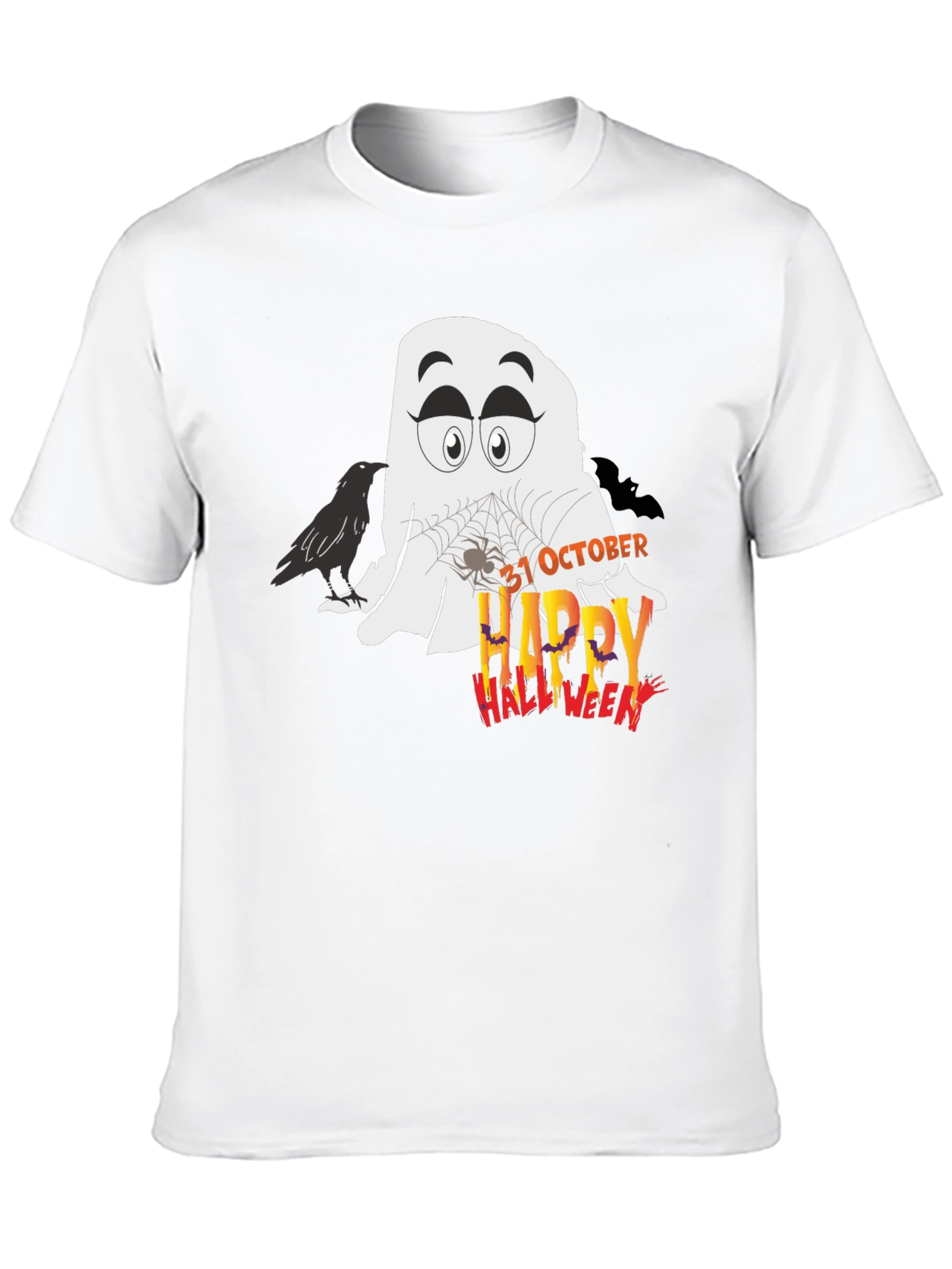 Halloween Ghost T-Shirt - 31 October Spooky Season Tee
