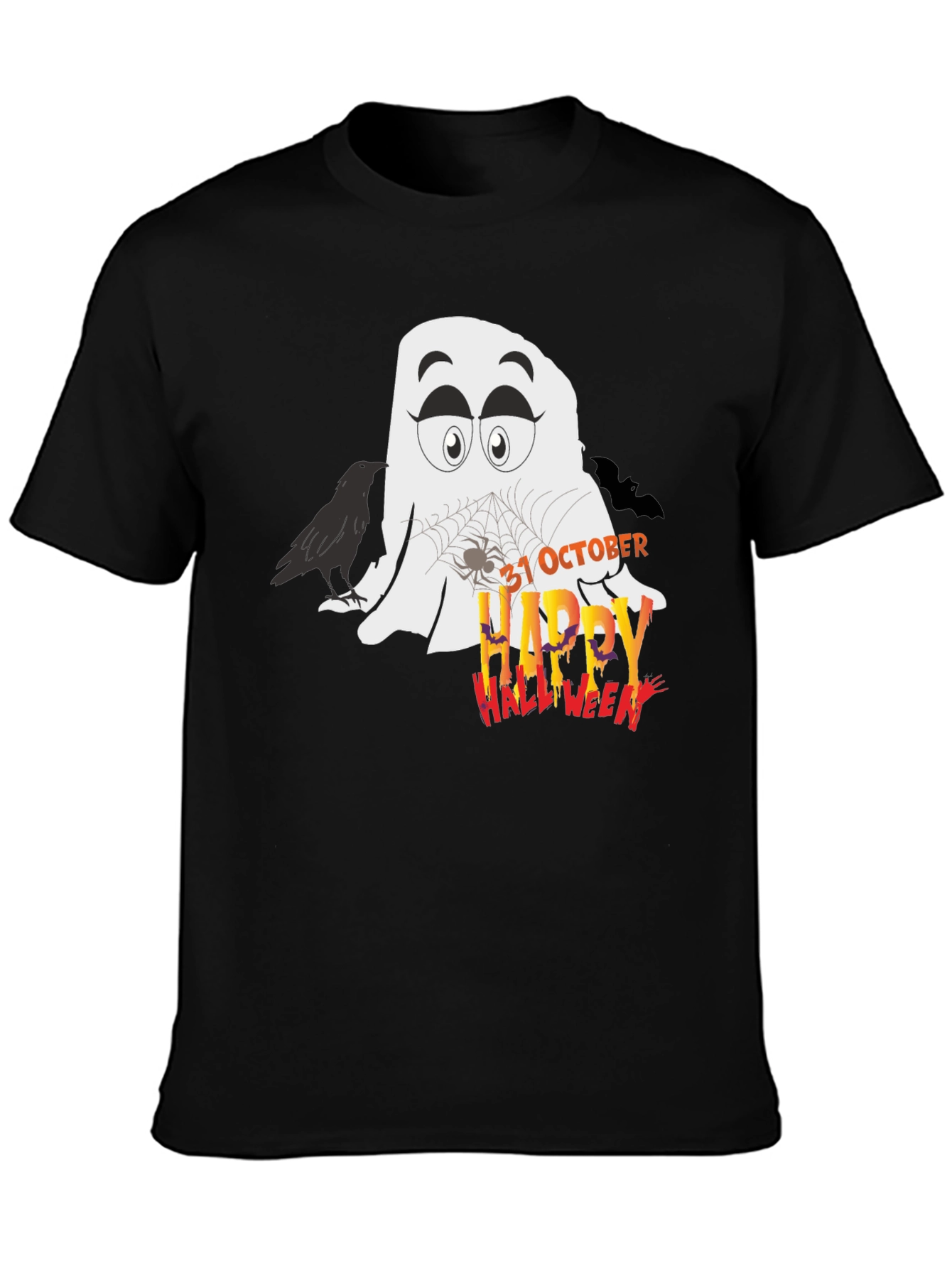 Halloween Ghost T-Shirt - 31 October Spooky Season Tee