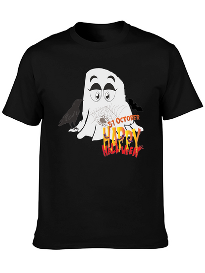 Halloween Ghost T-Shirt - 31 October Spooky Season Tee
