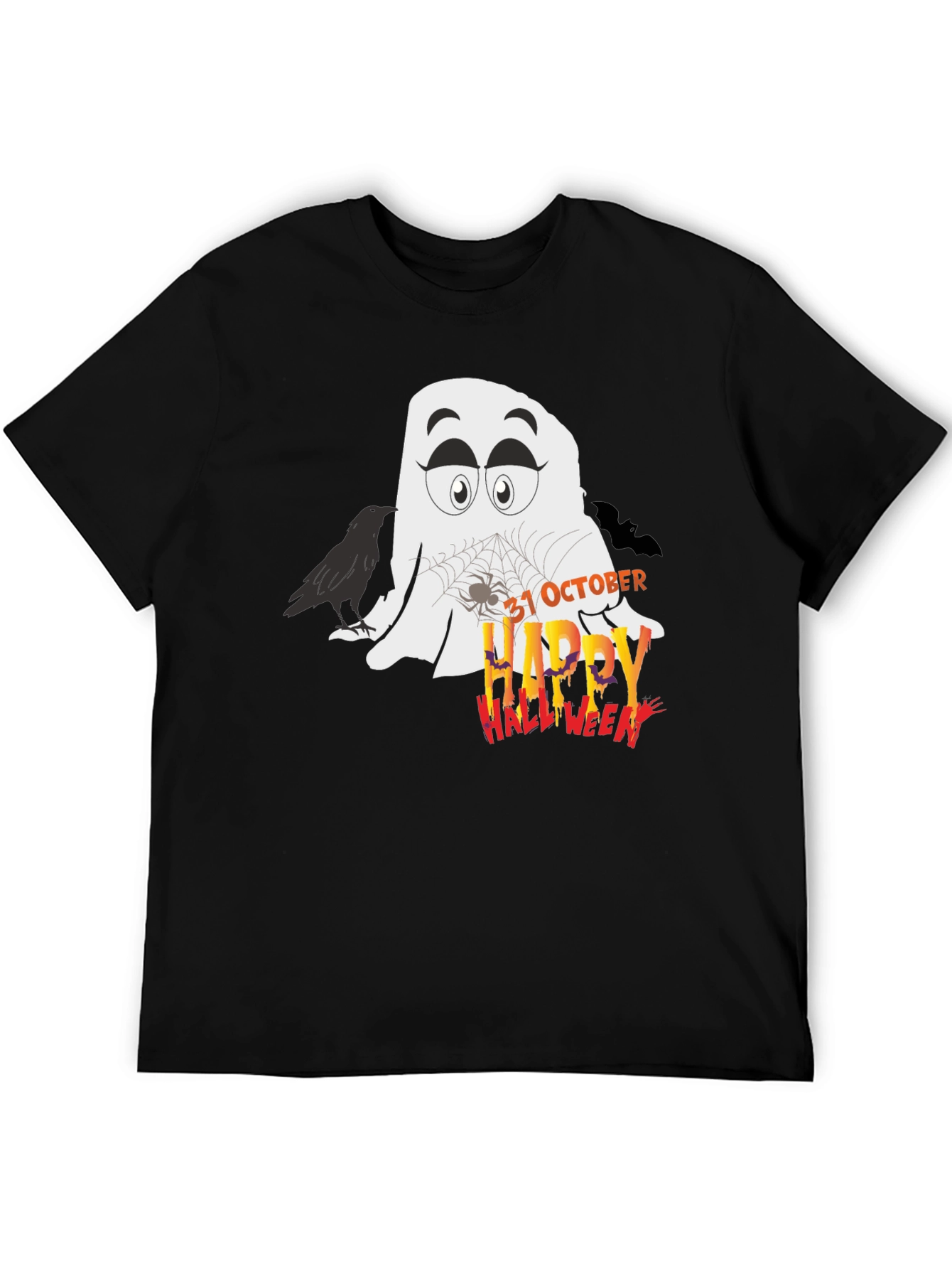 Halloween Ghost T-Shirt - 31 October Spooky Season Tee