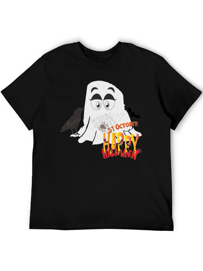 Halloween Ghost T-Shirt - 31 October Spooky Season Tee