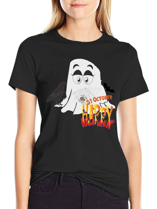 Halloween Ghost T-Shirt - 31 October Spooky Season Tee