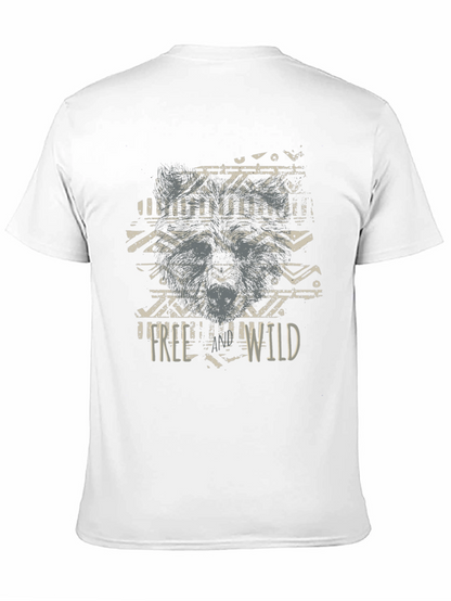 Mens Free Wild Graphic T-Shirt