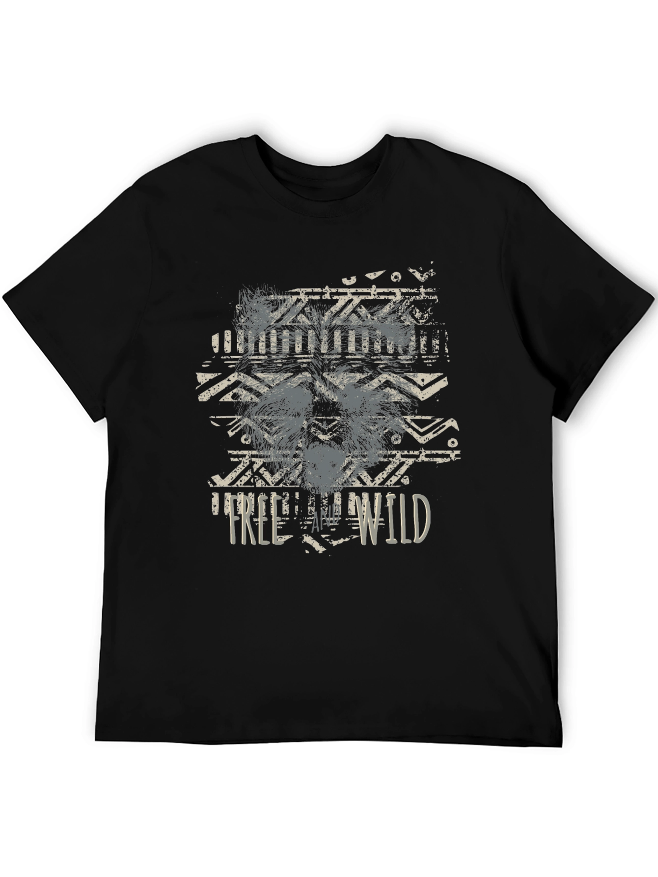 Mens Free Wild Graphic T-Shirt