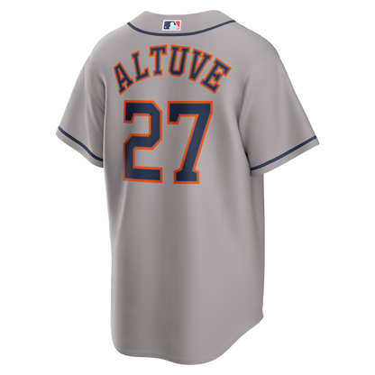 Jose Altuve Houston Astros Nike Road Replica Jersey - Gray
