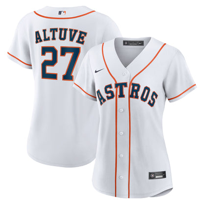 Jose Altuve Houston Astros Nike Women's Home Replica Player Jersey - White