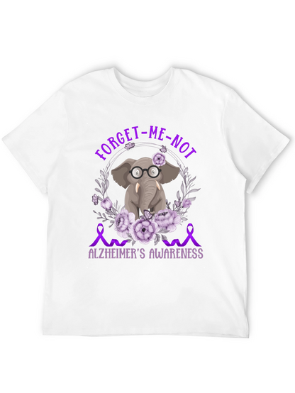 Alzheimers Awareness Elephant T-Shirt