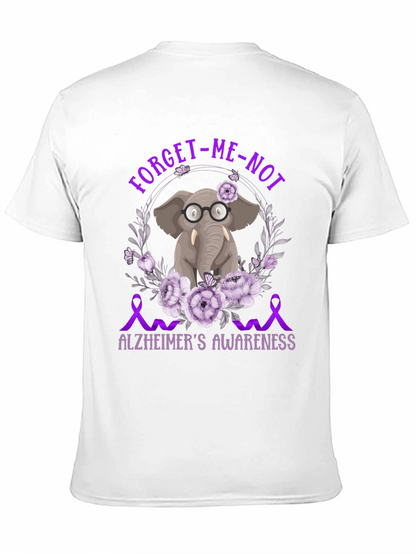 Alzheimers Awareness Elephant T-Shirt