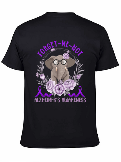 Alzheimers Awareness Elephant T-Shirt