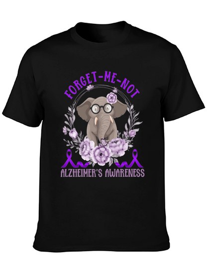 Alzheimers Awareness Elephant T-Shirt