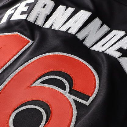 Jose Fernandez Miami Marlins Mitchell &amp;amp; Ness Authentic Batting Practice Jersey - Black