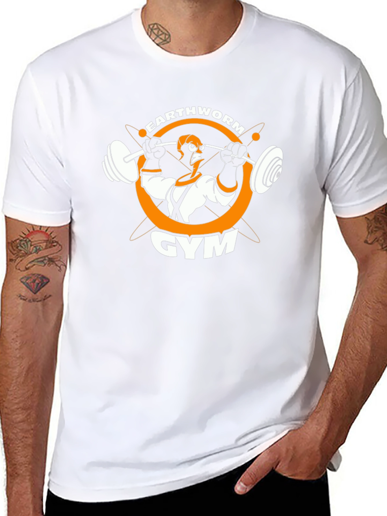 Earthworm Gym Black T-Shirt - Workout Tee