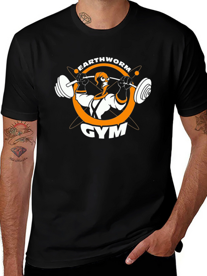 Earthworm Gym Black T-Shirt - Workout Tee