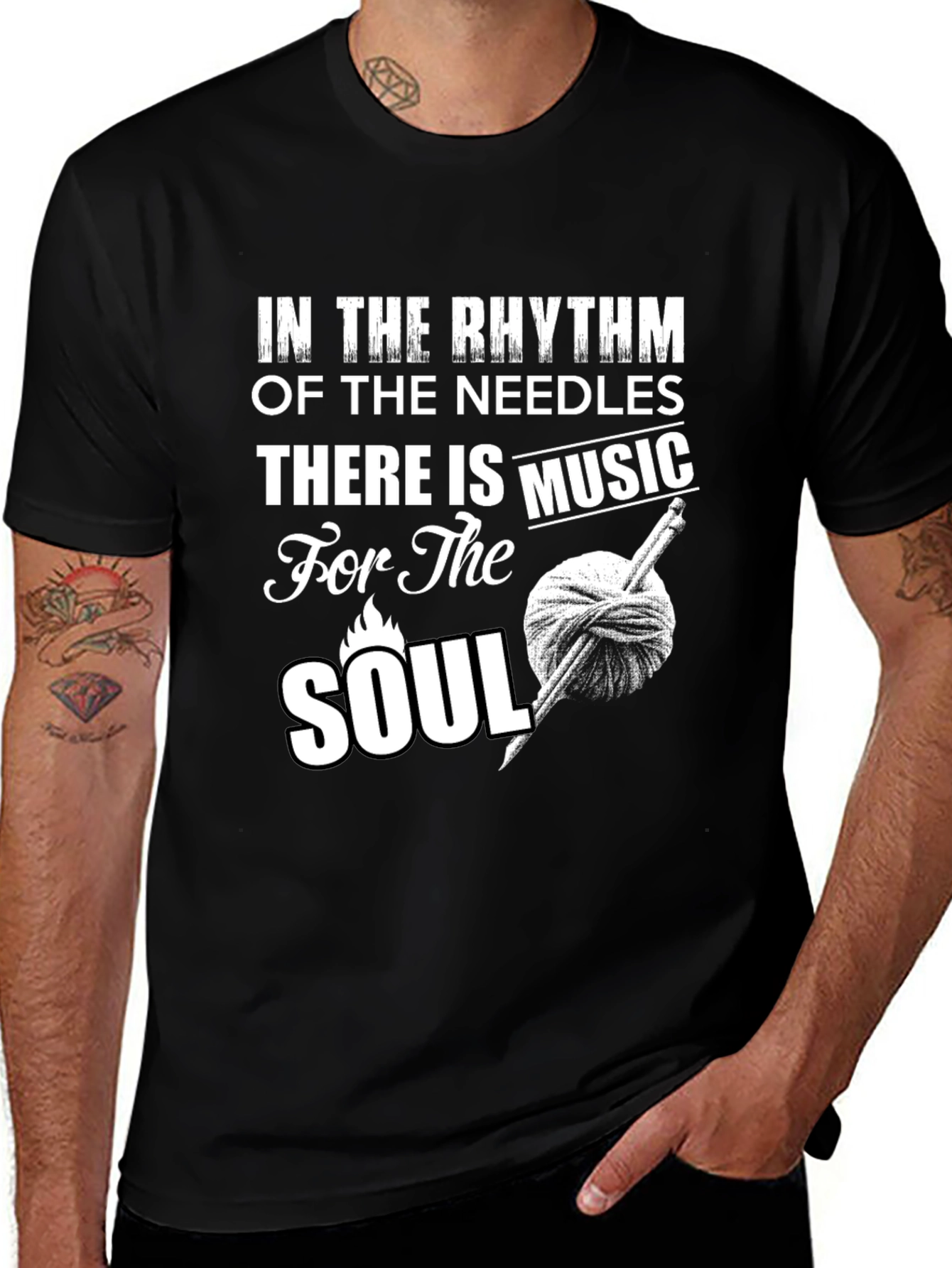 Knitting Lover T-Shirt - Music for The Soul