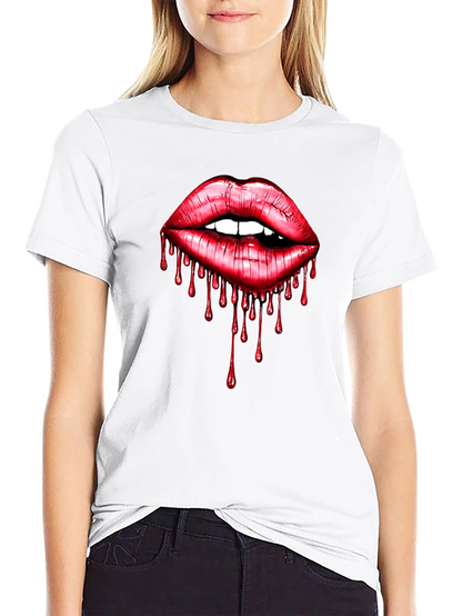 Bloody Lips Graphic Tee - Unisex