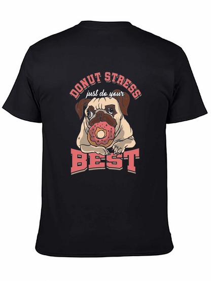 Donut Stress Pug T-Shirt